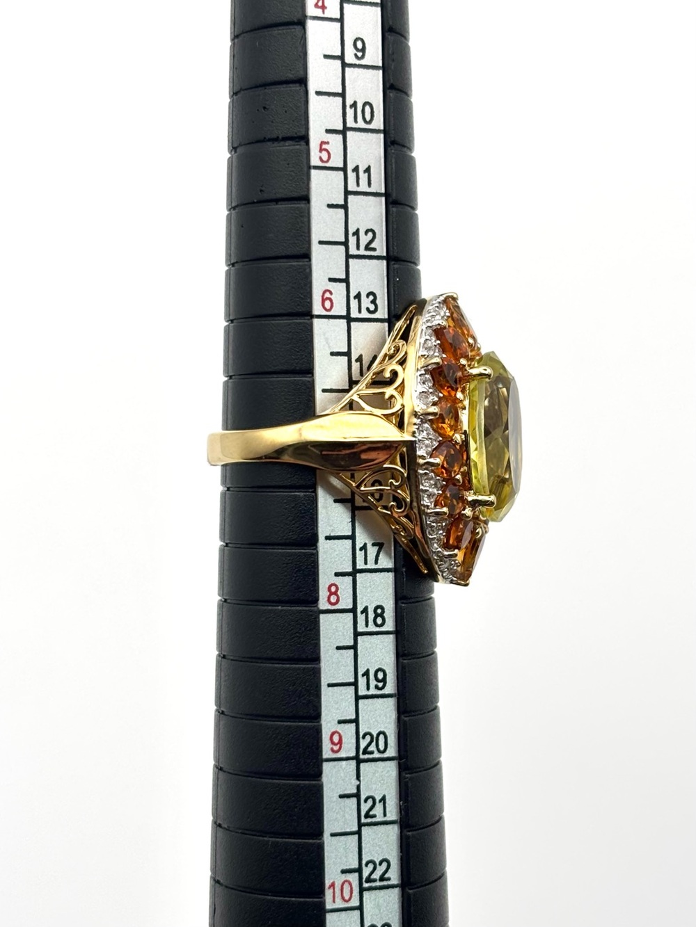 Gemstone sun statement ring - Picture 4 of 6